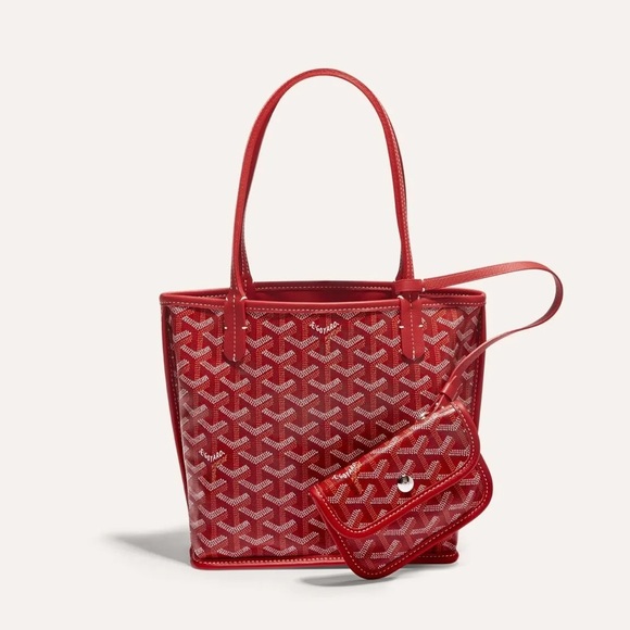 Goyard Handbags - NWT Goyard Anjou Mini Bag - Red